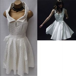 Karen Millen White eyelet dress